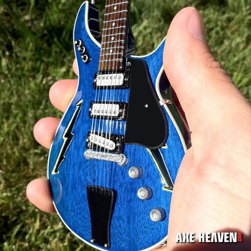 Bob Weir Signature Modulus Lightning Bolt 10 Inch Miniature Guitar Replica