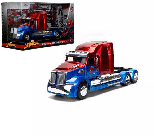 Marvel Spider-Man - Hollywood Rides - 1:24 Western Star 5700XE Die-Cast Truck