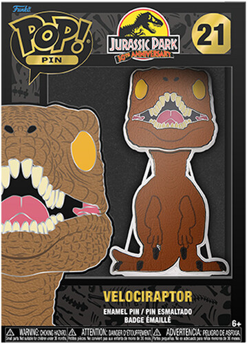Funko POP! PINS MOVIES: JURASSIC PARK - Velociraptor (Styles May Vary)