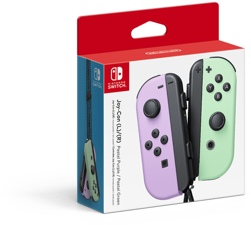 Switch Accessory: Controller - Nintendo JOY - CON: (L)/(R) - Pastel Purple/Pastel Green