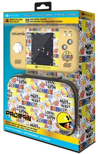 My Arcade - Pac-Man 45th Anniversary Pocket Player Max Portable Handheld Gaming System