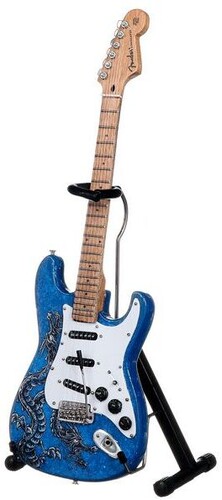 David Lozeau Fender Strat - The Dragon 10 Inch Miniature Replica Collectible