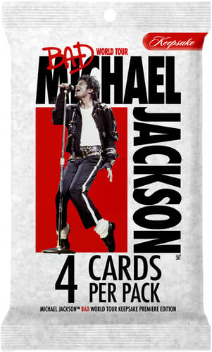 Keepsake - Michael Jackson: Bad World Tour - Keepsake Premiere Edition Trading Cards - Hanger Box