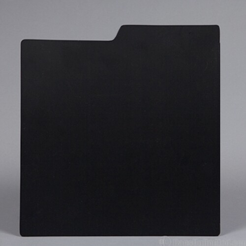 Bags Unlimited DLPP50K 12 Inch LP Divider Cards .05 Inch Plastic - 25 Pack (Black)