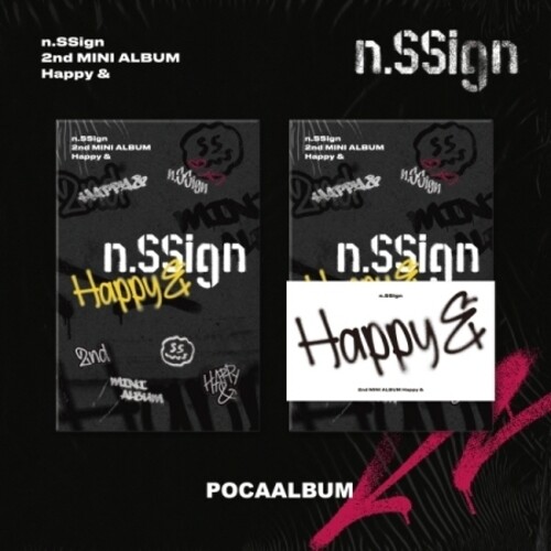 Happy & - PocaAlbum - incl. QR Code, 2 Photocards, 2 Stickers + Photostand Package