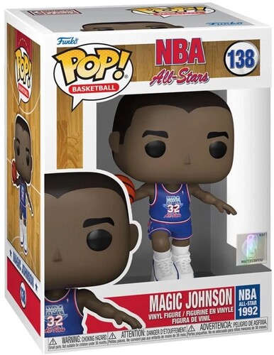 Funko POP! NBA: Legends -Magic Johnson (BlueAllStarUni1991)