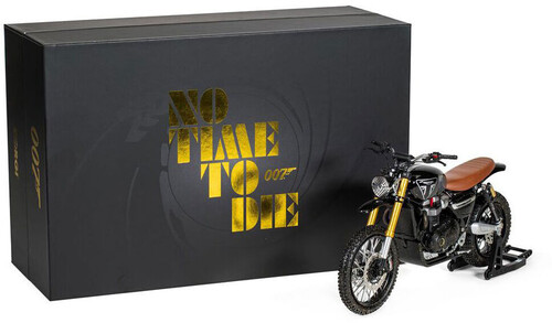 Corgi James Bond - No Time To Die Triumph Scrambler 1200XE Norway 1:12 Scale Diecast