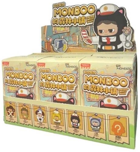 TOY CITY - MONBOO - Forest Town series Blind Box 6pc display