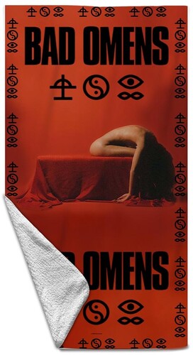 Rocksax - Bad Omens - Omens 3 - Beach Towel (32 in x 63 in)