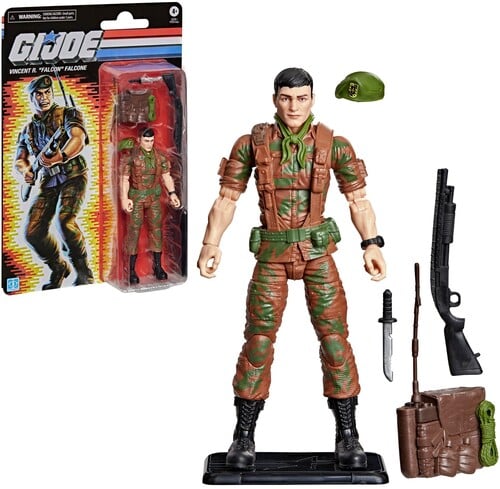 G.I. Joe - Classified Series: Retro Cardback - Vincent R. Falcon Falcone Action Figure
