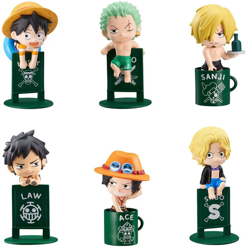 Megahouse One Piece Pirates on Vacations (Box/8) Ochatomo blindbox display