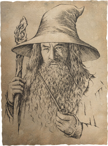 WETA Workshop - The Hobbit - Gandalf Portrait Art Print