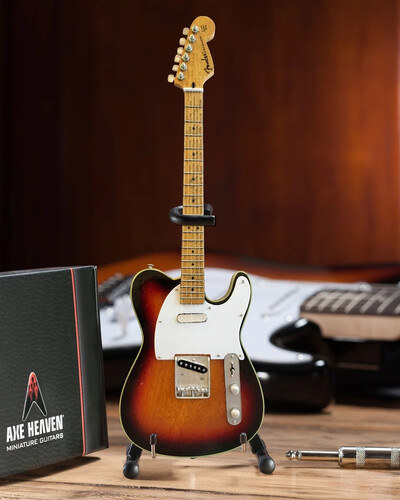 Fender Telecaster Sunburst Vintage 10 Inch Miniature Guitar Replica