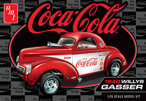 1940 Willys Coupe (Coke Race Team) AMT Model Kit