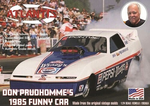 Don Prudhomme 1985 Funny Car 1/24 Scale Model Kit