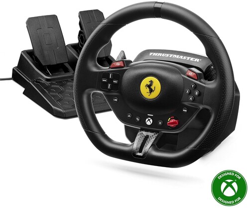 XBOX Accessory: Racing Wheel - Thrustmaster T98 X Ferrari 296 GTS: Officially Licensed by Microsoft