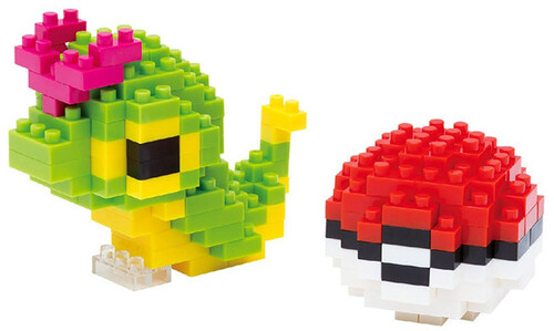 Nanoblock - Pokemon Series - Caterpie & Poke Ball Building Kit