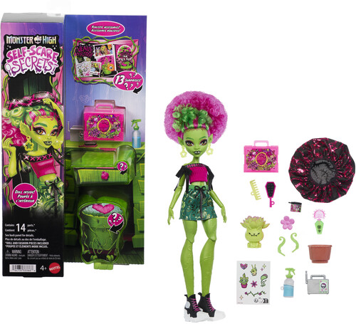 Monster High Self-Scare Secrets Venus Mcflytrap Fashion Doll & Accessories