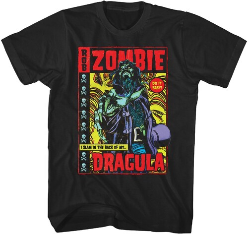Rob Zombie - Dragula Illustration T-Shirt - Large Black TS4414RBZA3