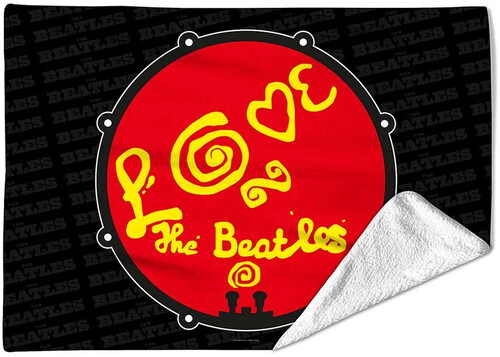 Rocksax - The Beatles - Love - Sherpa Fleece Blanket (60 in x 80 in)