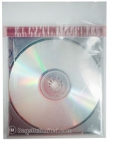 Bags Unlimited SCD625R - Clear CD Jewel Case Sleeve - Resealable 100 CNT (Clear)