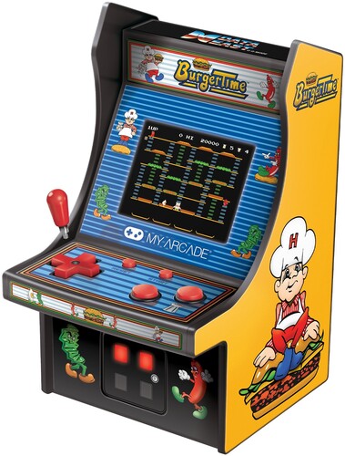 My Arcade - Burger Time Micro Player Retro Arcade Machine - 6 Inch