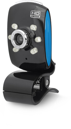 Digital Innovations 32343 Chat Cam Web Cam - High Definition -Lights (Black)