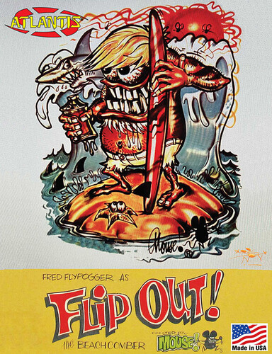 Atlantis Toy and Hobby - Flipout Fred Flypogger Model Kit (Net)