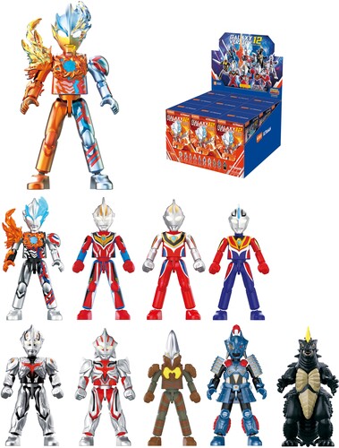 Blokees - Ultraman - Galaxy Version - 12: Blazar's Starlight 9ct Model Kit Display
