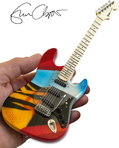 Eric Clapton Crash 3 Crashocaster 10 Inch Miniature Guitar Replica
