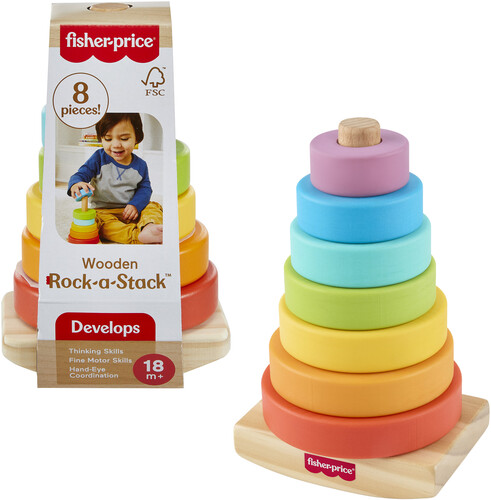 Fisher Price Wooden Rock-a-Stack