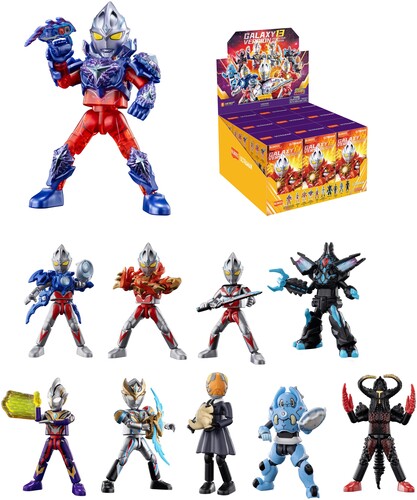 Blokees - Ultraman - Galaxy Version - 13: Unleash Your Imagination 9ct Model Kit Display