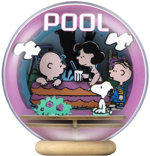 Snoopy Cool Pool Wooden Crystal Ball
