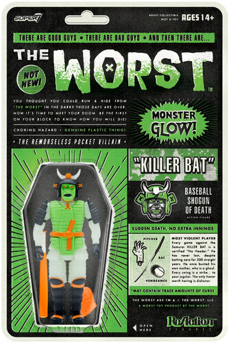Super7 - The Worst - ReAction Figures Wave 3 - Killer Bat (Hell-Oween Glow)