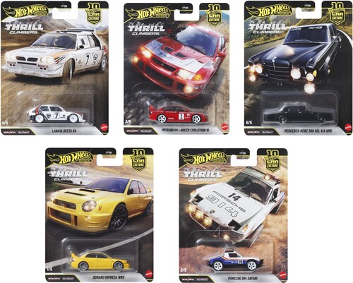 Hot Wheels Premium 1:64 Car Culture 10-Piece Thrill Climbers Q Assortment