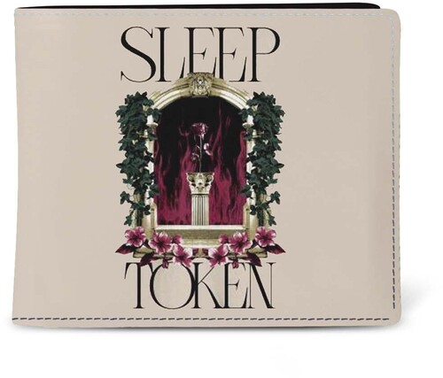 Rocksax - Sleep Token - Statue Logo - Wallet with Coin Pocket (Cream)