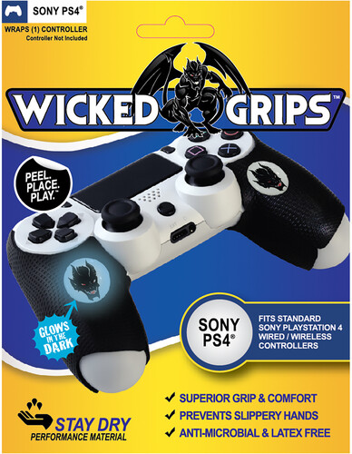PlayStation 4 Accessory: Wicked Grips Controller Grip for Sony PS4