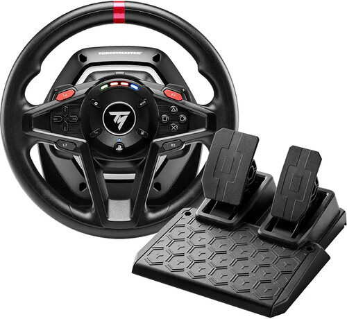 PlayStation 5 Accessory: Racing Wheel - Thrustmaster T128P: Officially Licensed by Sony