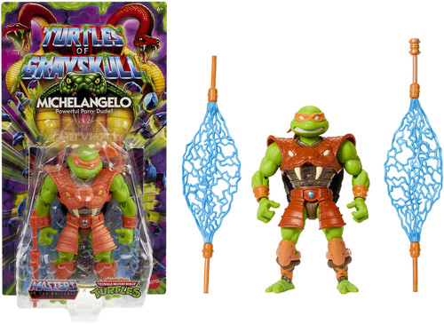 Masters of the Universe Turtles of Grayskull Michelangelo (He-Man, MOTU, TMNT)
