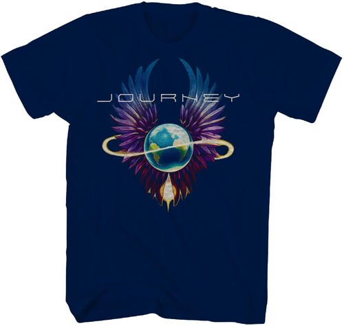 Journey - Infinity Wings T-Shirt - Large Blue TS0003JORA3