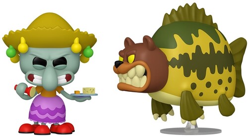 Funko POP! Animation: SpongeBob SquarePants - Squidward & Sea Bear 2-Pack