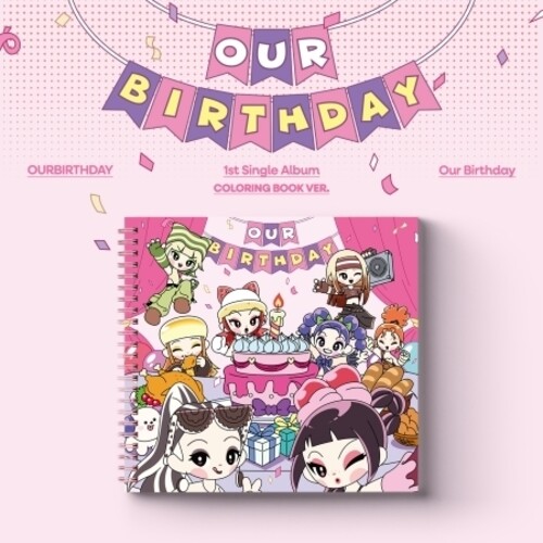 Our Birthday (Coloring Book Ver.) - Coloring Book, CDR, Envelope, Sticker