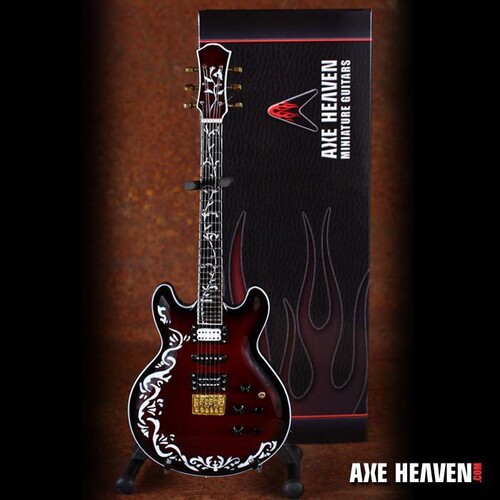Bob Weir Signature Cowboy Fancy 10 Inch Miniature Guitar Replica Collectible