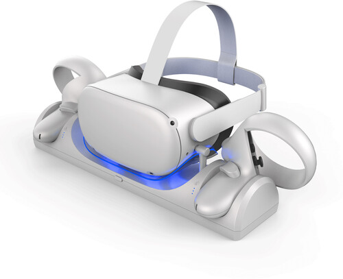 VR Accessory: SURGE META Quest 2 VR Charge Dock - White