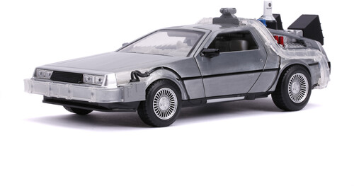 Back to the Future 2 - Hollywood Rides - 1:24 Time Machine with Lights Die-Cast Car