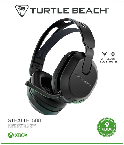 XBOX Accessory: Wireless Headset - Turtle Beach Stealth 500 Amplified Headset - Black: Officially Licensed by Microsoft