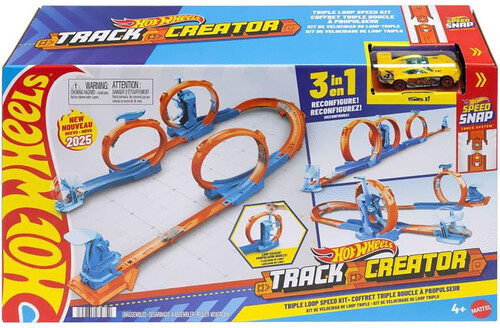 Hot Wheels Track Creator Triple Loop Speed Kit