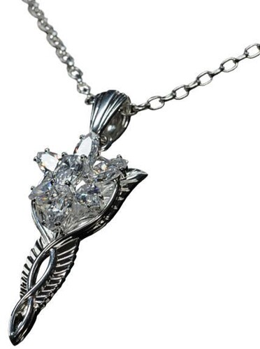 WETA Workshop - The Lord of the Rings Trilogy - Evenstar Pendant & Chain - Sterling Silver