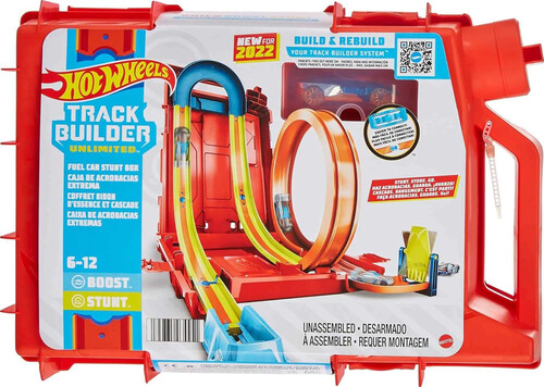 Hot Wheels Track Builder Unlimited Fuel Can Stunt Box Playset