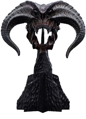 WETA Workshop Polystone - The Lord of the Rings Trilogy - Skull of a Balrog Miniature Polystone Statue
